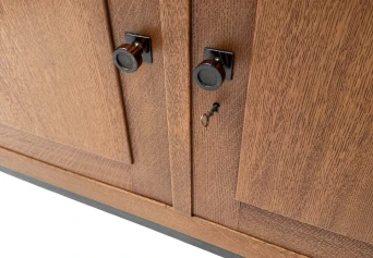 Art Deco Modernist Credenza or Sideboard by H. Fels for L.O.V. Oosterbeek